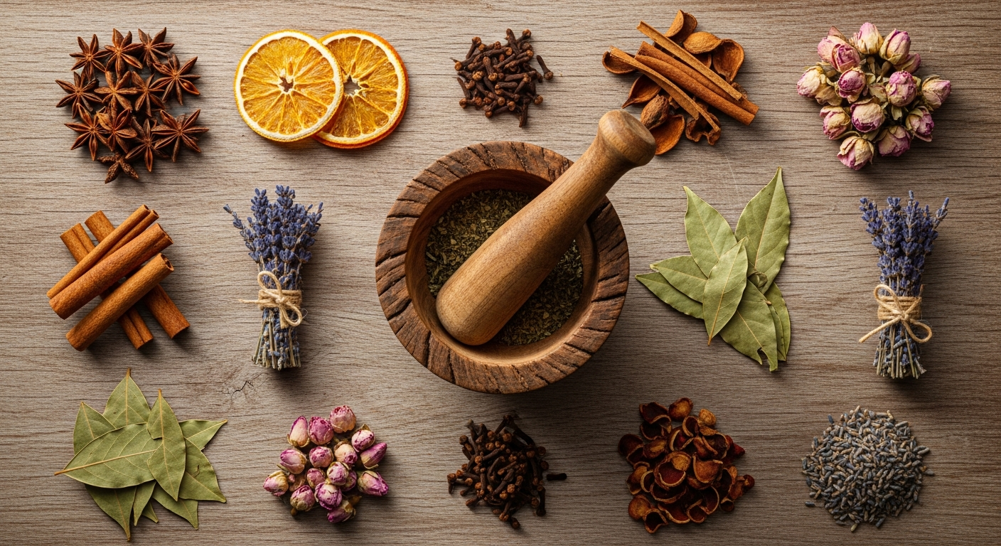 Dried botanical ingredients