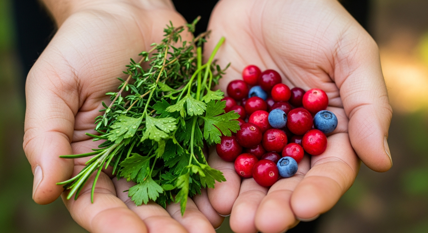 Natural ingredient harvest